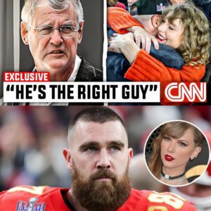 Taylor Swift's Dad Fights To Hold Back Tears Seeing Travis Defend His Baby Girl.m