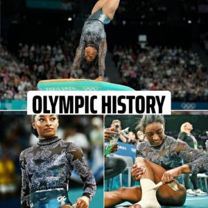 Simone Biles has become the first woman to land the Yurchenko double pike (also called the Biles II) at an Olympic Game - OMG