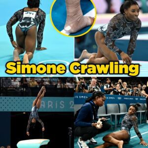 New Footage of Simone Biles CRAWLING on the floor with Injury before nailing an EPIC vault routine.m