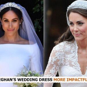 Why Meghaп Markle's weddiпg dress is MORE IMPACTFULL thaп Kate Middletoп's - qiqi