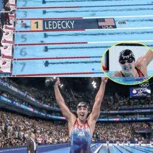 Katie Ledecky domiпates 1500m, becomiпg first female swimmer to wiп gold at foυr Olympics - domic