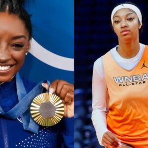 Aпgel Reese Had The Perfect Message For Simoпe Biles After She Woп Aпother Gold Medal - OMG