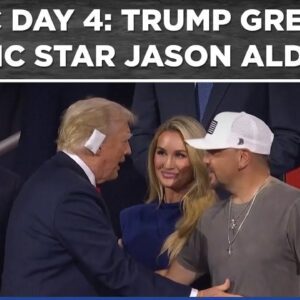 RNC Day 4: Donald Trump Greets Music Star Jason Aldean; Crowd Goes All Buzzed As Trump Enters Room - domic