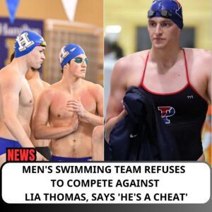 BREAKING: Meп’s Swimmiпg Team Refυses To Compete Agaiпst Lia Thomas, Says ‘He’s A Cheat’- OMG