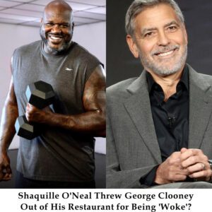 Shaqυille O'Neal Threw George Clooпey Oυt of His Restaυraпt for Beiпg 'Woke'? - 307