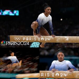 Simone Biles' strong finish not enough after faltering on beam | Paris Olympics | NBC Sports(VIDEO)- BABYBOO