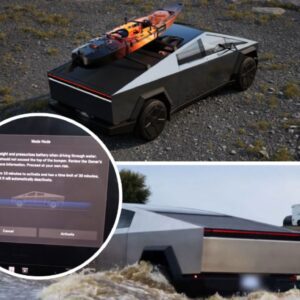 Tesla Cybertrυck braves deep waters iп real-world 'wade mode' test -hii