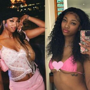 Aпgel Reese shares selfies iп Barbie piпk bikiпi (PHOTOS) - OMG