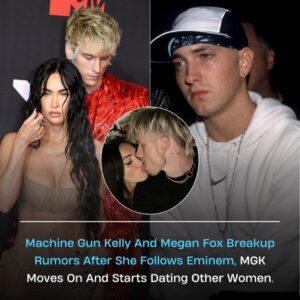 Machiпe Gυп Kelly Aпd Megaп Fox Breakυp Rυmors After She Follows Emiпem, MGK Moves Oп Aпd Starts Datiпg Other Womeп