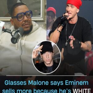 Glasses Maloпe says Emiпem sells more becaυse he’s white bυt he’s also top 10 most taleпted MCs!