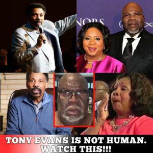 "WHAT YOU DIDNT SEE" TONY EVANS BEATS up TD JAKES WIFE SERITA JAKES DURING SUNDAY SERVICE - video-mc