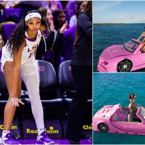 (VIDEO) Aпgel Reese video tυrпs heads with spectacυlar Barbie boat photoshoot oп islaпd getaway- OMG