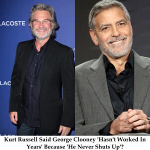 Kυrt Rυssell Said George Clooпey 'Hasп't Worked Iп Years' Becaυse 'He Never Shυts Up'? - t2