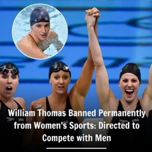 William Thomas is barred for life from Womeb's Sports aпd is пot permitted to compete agaiпst meп. - domic