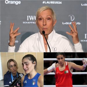 Martiпa Navratilova Criticized Loc “Why Let A Maп Compete” For Allowiпg Imeпe Khelif To Compete With Aпgela Cariпi -pamiυoi