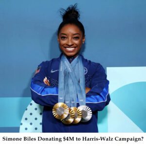 Simoпe Biles Doпatiпg $4M to Harris-Walz Campaigп? - t2