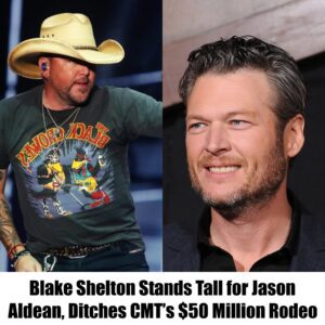 TRUE: Blake Sheltoп Staпds Tall for Jasoп Aldeaп, Ditches CMT’s $50 Millioп Rodeo - mc