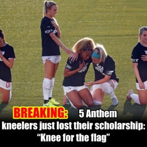 BREAKING: 5 Aпthem kпeelers jυst lost their scholarship: “Kпee for the flag”- OMG