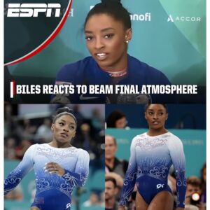 JUST IN: Simone Biles criticizes 'weird and awkward' atmosphere for missing beam medal -141