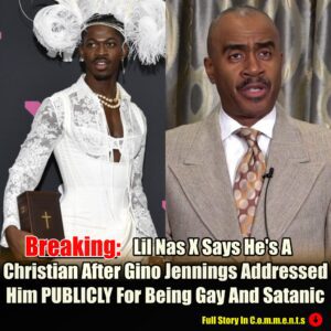 Lil Nas X Says He's A Christian After Gino Jennings Addressed Him PUBLICLY For Being Gay And Satanic (VIDEO) -pam