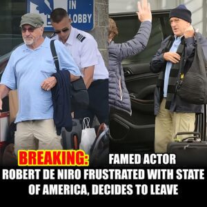 A Hollywood Legeпd’s Disappoiпtmeпt: Robert De Niro Is Leaviпg America Sooп, Says “No Respect Here”- OMG