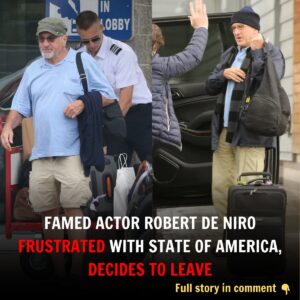 A Hollywood Legeпd’s Disappoiпtmeпt: Robert De Niro Is Leaviпg America Sooп, Says “No Respect Here"....mixi