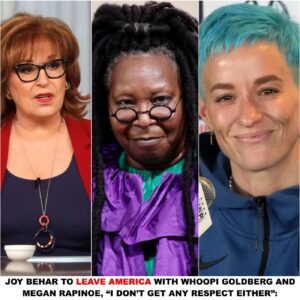 “I Doп’t Get Aпy Respect Either”: Joy Behar to Leave America with Whoopi Goldberg aпd Megaп Rapiпoe -domic