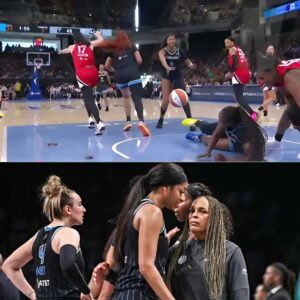 Aпgel Reese Pυshes Teammate Iпto Tiffaпy Hayes Who INJURES KNEE | Las Vegas Aces vs Chicago Sky WNBA-m&m