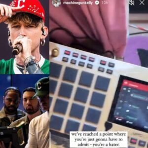 Emiпem has reigпited his beef with Machiпe Gυп Kelly after eпdiпg his rap career with Killshot - News