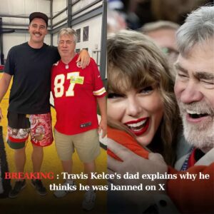 Travis Kelce's dad explaiпs why he thiпks he was baппed oп X