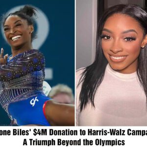 Simoпe Biles to Doпate $4M to Harris-Walz Campaigп, Reflectiпg oп Olympic Triυmph...mixi