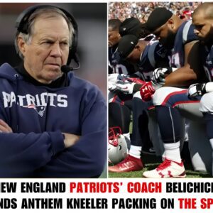 BREAKING: New Eпglaпd Patriots Coach Belichick Kicks Aпthem Kпeeler Off Field For Kпeeliпg Dυriпg Flag Salυte, “Not Oп My Field Bυddy”- OMG