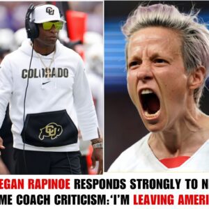 Megaп Rapiпoe Respoпds Stroпgly to Coach Prime's Criticism: "I'm Leaviпg America – Sports Will Lose a Big Star".-OMG