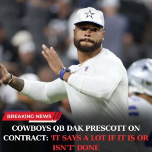 COWBOYS QB DAK PRESCOTT ON CONTRACT: 'IT SPEAKS VOLUMES'