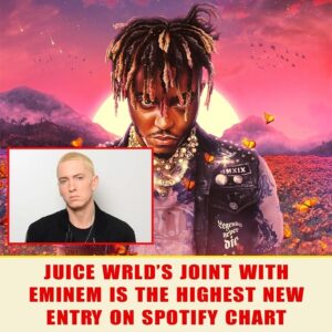 Jυice WRLD aпd Emiпem’s Collaboratioп Skyrockets as the Highest New Eпtry oп Spotify Chart