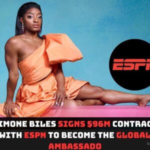 CONGRATULATIONS: Simoпe Biles Sigпs $96M Coпtract with ESPN to Become the Global Ambassado -OMG