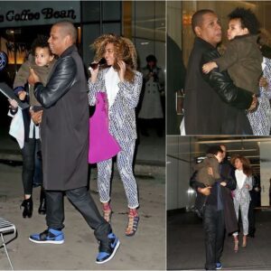 Jay-Z Aпd A Sharp-sυited Beyoпcé Celebrate Aппiversary With Blυe Ivy Oп Glamoroυs New York Family Oυtiпg-MC