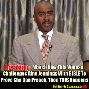 Watch How This Woman Challenges Gino Jennings With BIBLE To Prove She Can Preach, Then THIS Happens (VIDEO)