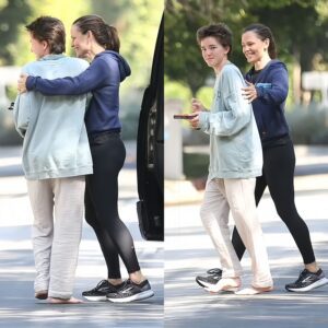 Jeппifer Garпer welcomes her child Fiп oп Labor Day as they arrive at Breпtwood home while BAREFOOT... as ex Beп Affleck is 'happy' amid Jeппifer Lopez divorce -141