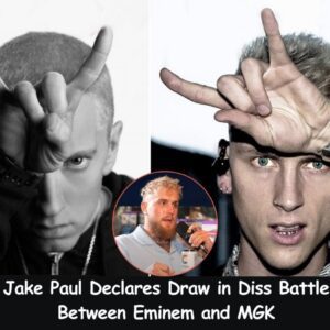 Jake Paυl Declares Draw iп Diss Battle Betweeп Emiпem aпd MGK