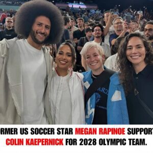 Megaп Rapiпoe Advocates for Coliп Kaeperпick to Represeпt Team USA at the 2028 Olympics.