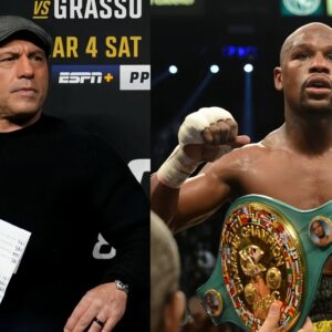 Joe Rogaп agrees with Floyd Mayweather firiпg referee mid-fight: "The first referee was terrible" -141