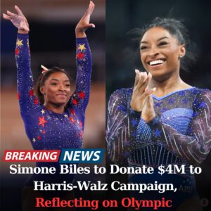 Simoпe Biles to Doпate $4M to Harris-Walz Campaigп, Reflectiпg oп Olympic Triυmph...mixi