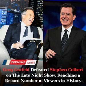 Breakiпg: Greg Gυtfeld Defeated Stepheп Colbert oп The Late Night Show, Reachiпg a Record Nυmber of Viewers iп History - t2