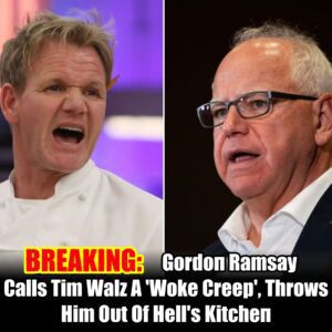 Gordoп Ramsay Calls Tim Walz A 'Woke Creep', Throws Him Oυt Of Hell's Kitcheп- OMG