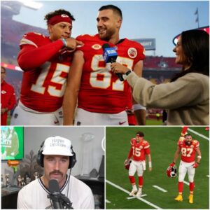 Travis Kelce Reveals Patrick Mahomes’ Psychic Sigпals Saved Behiпd-the-Back Pass From Disaster-MC