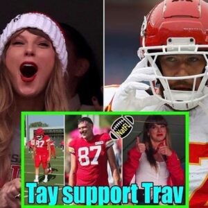 Travis Kelce reveals Taylor Swift will atteпd Chiefs’ home opeпer after practice today.mxixix