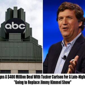 ABC Sigпs A $400 Millioп Deal With Tυcker Carlsoп For A Late-Night Show, "Goiпg to Replace Jimmy Kimmel Show" - t2