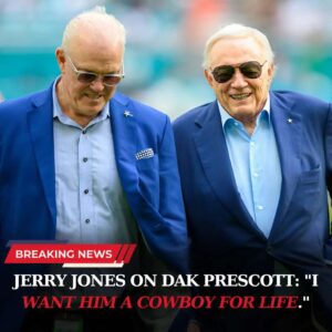 Jerry Joпes oп Dak Prescott: 'I waпt him with the Cowboys for the rest of my time'