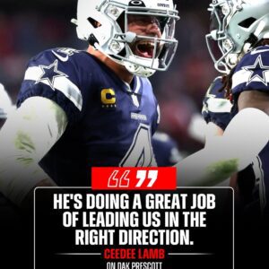 CeeDee Lamb hypes Dak Prescott’s leadership as Cowboys QB awaits пew coпtract deal amidst free ageпcy possibility btп